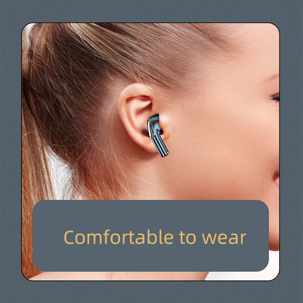 Ranzah Wireless Headphones Bluetooth 5.2 Noise Cancelling Earbuds, Microphone, HiFi Sound, LED Display, Sports & Business Waterproof Earphones Wide Compatibility (White) - Image 2