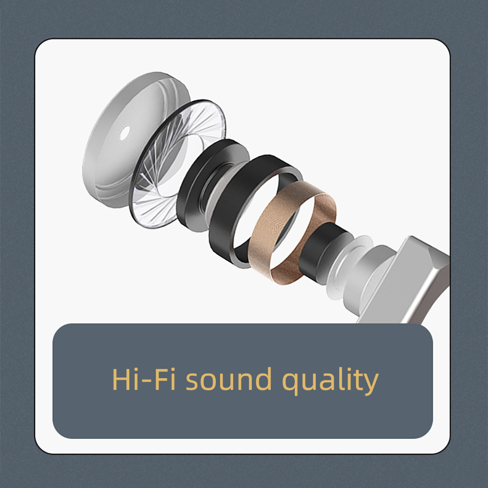 Ranzah Wireless Headphones Bluetooth 5.2 Noise Cancelling Earbuds, Microphone, HiFi Sound, LED Display, Sports & Business Waterproof Earphones Wide Compatibility (White) - Image 3