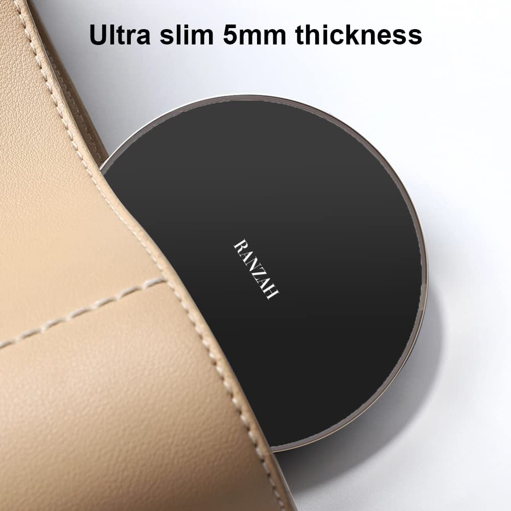 Ranzah Wireless Charger for iPhone 13 Pro Max/12/11/Xs Max/XR/X/8 Plus/8,15W Max Fast Charging Pad for Samsung Galaxy S22/S21/S20/S10/S9/S8/S7 Note 9/8/Huawei P30 Pro,5W All Qi-enabled Phones - Image 6
