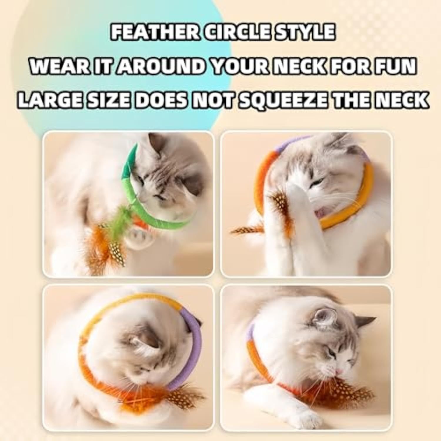 Cotton Rope Cat Toys Catnip Toys With Feather Safe Teeth Cleaning Chew Toy For Cats Interactive Cat Kicker Toys Cat Toys For Bored Indoor Cats And Kittens - Image 7