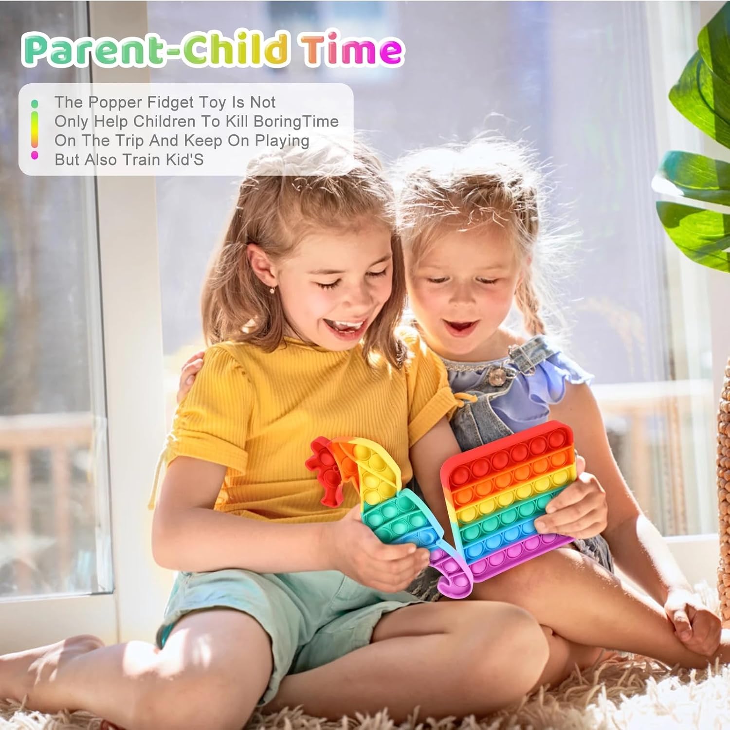 Pop Fidget Toy Owl Push Pop Bubble Sensory Toy For Kids And Adults Travel Poppet Toy Squishy Toy For Gifts & Parties ADHD Stress & Anxiety Relief Toy Squeeze Toddler Toy (Owl) - Image 2