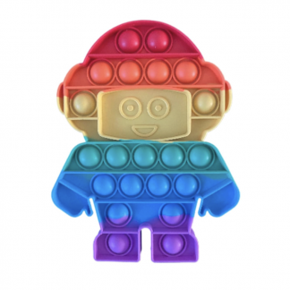 Pop Fidget Toy Astronut Push Pop Bubble Sensory Toy For Kids And Adults Travel Poppet Toy Squishy Toy For Gifts & Parties ADHD Stress & Anxiety Relief Toy Squeeze Toddler Toy (Astronaut)