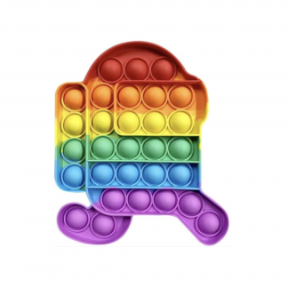 Gaming Cartoon Fidget Toy |Push Pop Bubble Sensory Poppet Toys For Kids And Adults| Rainbow Popper Pop Up Toys For Fun|Autism Special Needs Silicone Stress Reliever Fidget Toys(Sportsman)