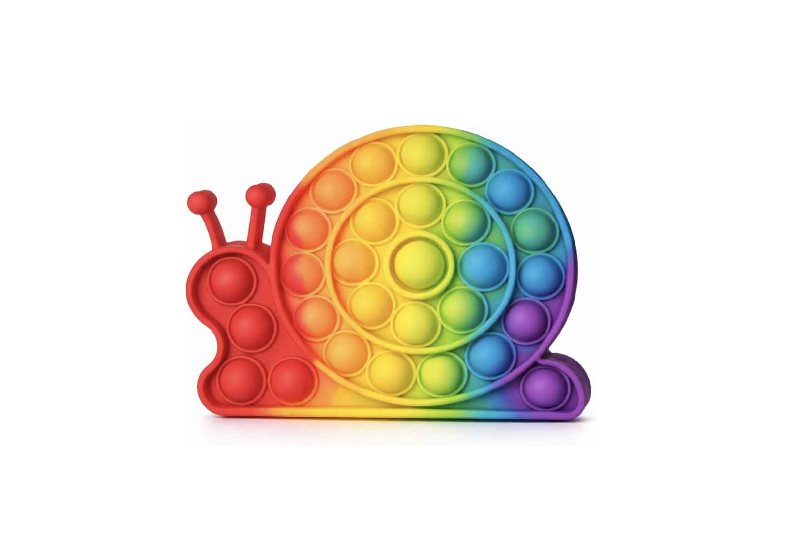 Pop Fidget Toy Snail Push Pop Bubble Sensory Toy For Kids And Adults Travel Poppet Toy Squishy Toy For Gifts & Parties ADHD Stress & Anxiety Relief Toy Squeeze Toddler Toy (Snail)