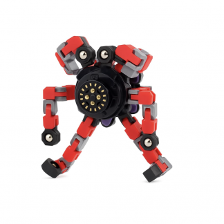 Sensory Mechanical Gyro Fidget Spinner Toy Adhd Transformable Robot Fingertip Toy for Kids Adults Fun Creative Gift Travel