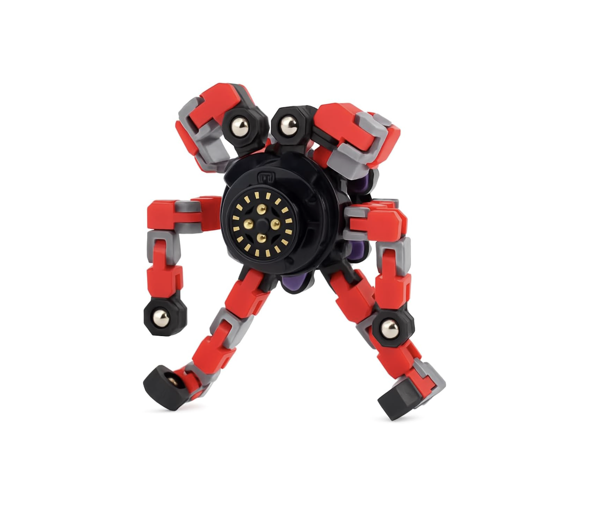 Sensory Mechanical Gyro Fidget Spinner Toy Adhd Transformable Robot Fingertip Toy for Kids Adults Fun Creative Gift Travel