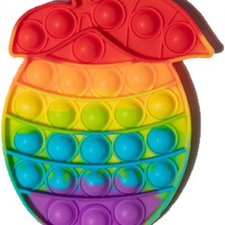 Cherry Fidget Toy|Push Pop Bubble Sensory Poppet Toys For Kids And Adults| Rainbow Popper Pop Up Toys For Fun|Autism Special Needs Silicone Stress Reliever Fidget Toys (Cherry)