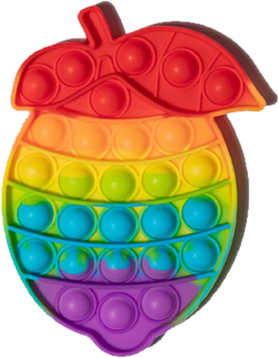 Cherry Fidget Toy|Push Pop Bubble Sensory Poppet Toys For Kids And Adults| Rainbow Popper Pop Up Toys For Fun|Autism Special Needs Silicone Stress Reliever Fidget Toys (Cherry)