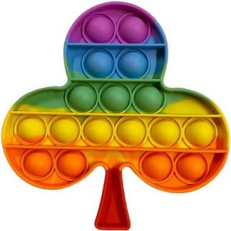 Pop Fidget Toy Push Pop Bubble Sensory Toy For Kids And Adults Travel Poppet Toy Squishy Toy For Gifts & Parties ADHD Stress & Anxiety Relief Toy Squeeze Toddler Toy (Plum Blossom)