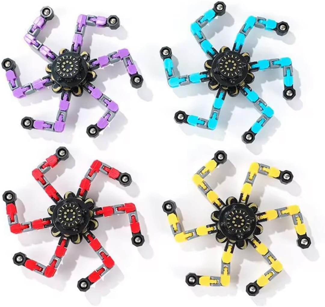 Sensory Mechanical Gyro Fidget Spinner Toy Adhd Transformable Robot Fingertip Toy for Kids Adults Fun Creative Gift Travel - Image 8